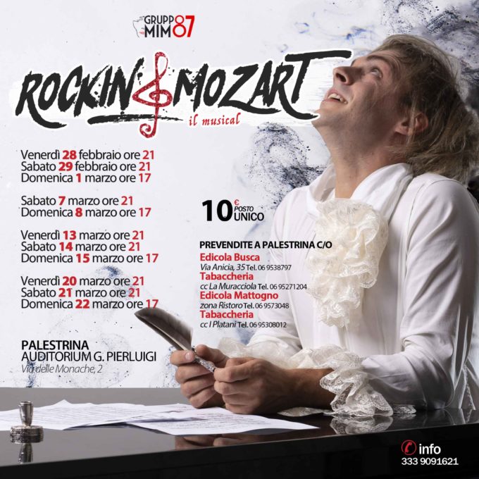 MIMO 87 PALESTRINA  – NUOVO MUSICAL: ROCKING MOZART