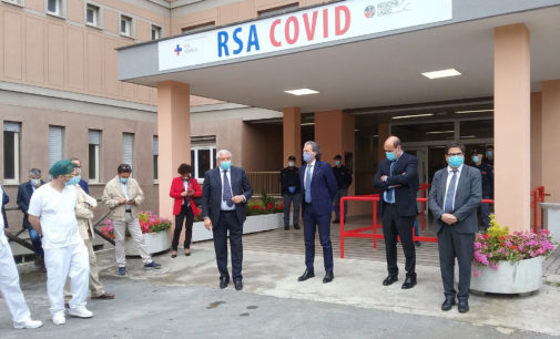 Apre ufficialmente la RSA Covid pubblica all’ex Ospedale di Albano Laziale