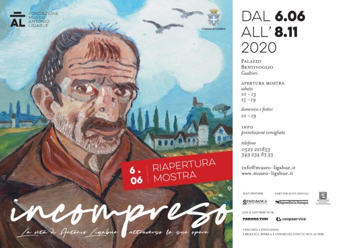 Incompreso. La vita di Antonio Ligabue attraverso le sue opere | Palazzo Bentivoglio, Gualtieri (RE) | 6 giugno – 8 novembre 2020