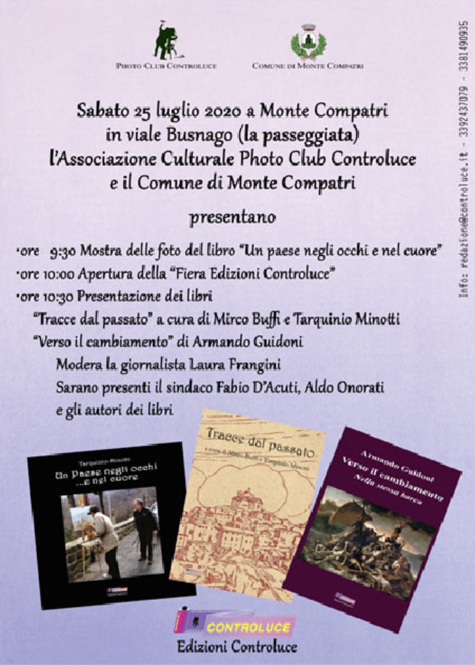 Monte Compatri – Mostra e “Fiera Edizioni Controluce”
