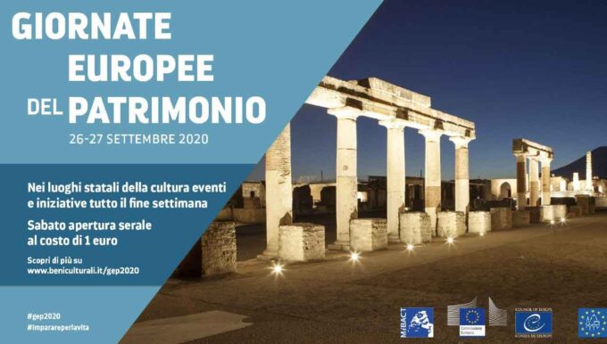 Il Parco archeologico di Pompei partecipa alle  Giornate Europee del Patrimonio