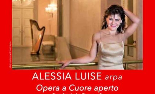 “Opera a cuore aperto” ovvero parafrasi operistiche con l’arpista Alessia Luise a Palazzo Chigi di Ariccia
