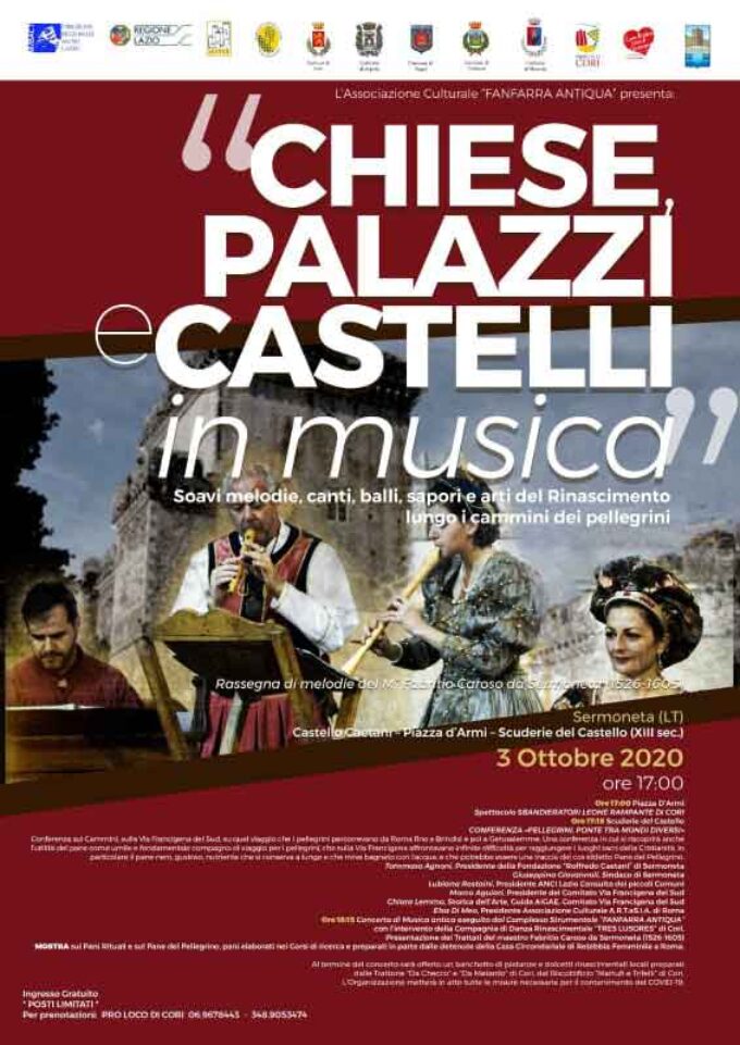 Soavi melodie al Castello Caetani lungo i cammini dei pellegrini