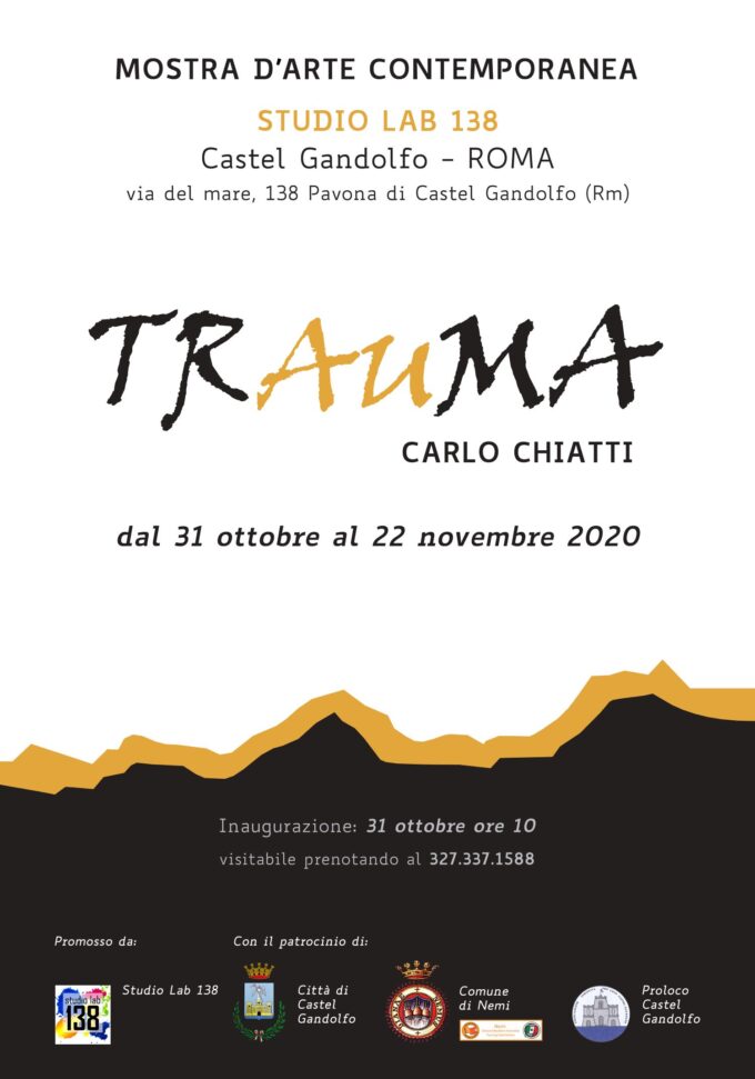“TRauMA”, personale di Carlo Chiatti