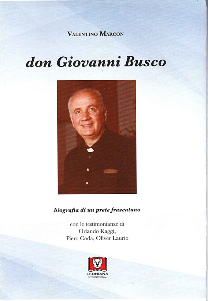Frascati – Per ricordare don Giovanni Busco