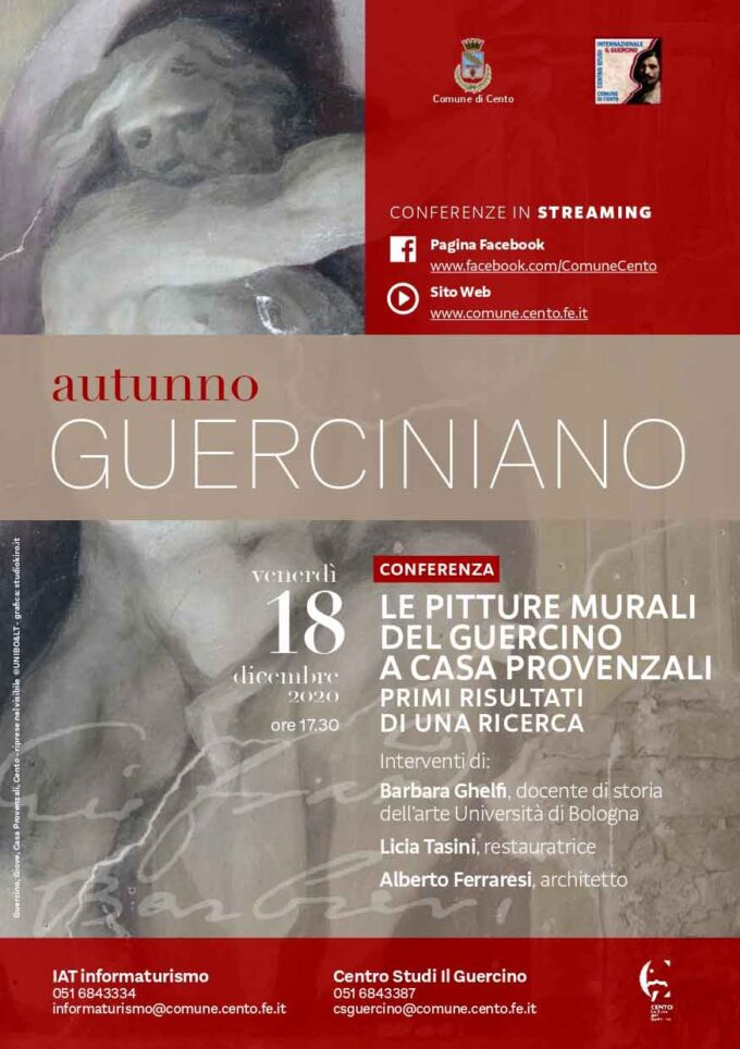 AUTUNNO GUERCINIANO 2020/2021 Incontro “Pitture murali del Guercino a Casa Provenzali”