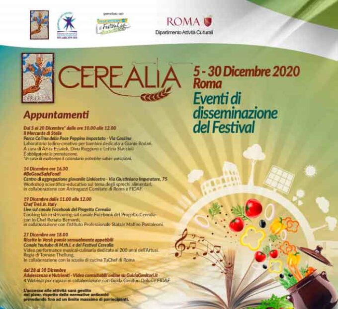 Parte oggi il Festival Cerealia, la festa dei cereali e del Mediterraneo