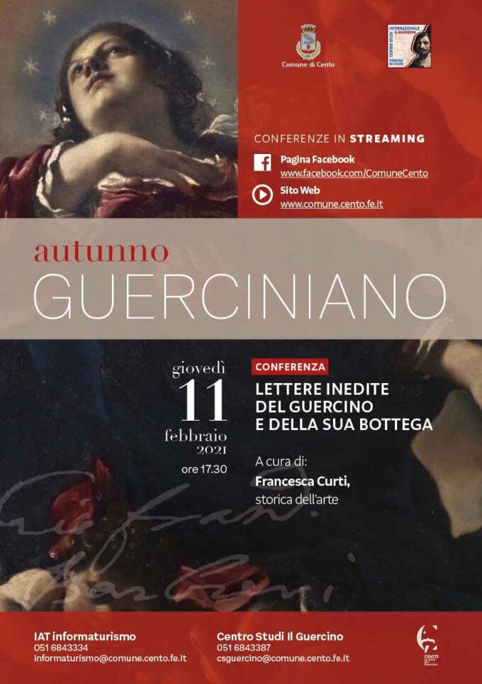 AUTUNNO GUERCINIANO 2020/2021- “Lettere inedite del Guercino e della sua bottega”