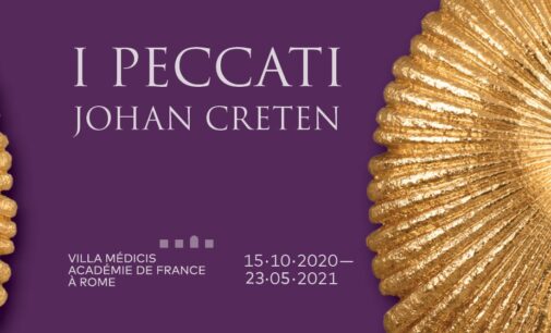 VILLA MEDICI: riapre la mostra I PECCATI di Johan Creten, prorogata fino al 23 maggio 2021