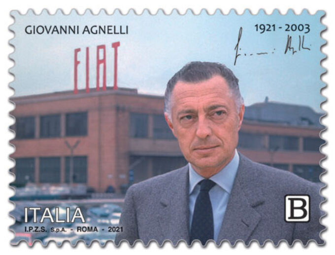 Emissione francobollo Giovanni Agnelli