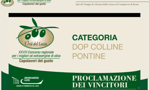 Orii del Lazio: 5 olivicoltori della provincia di Latina tra i Capolavori del Gusto