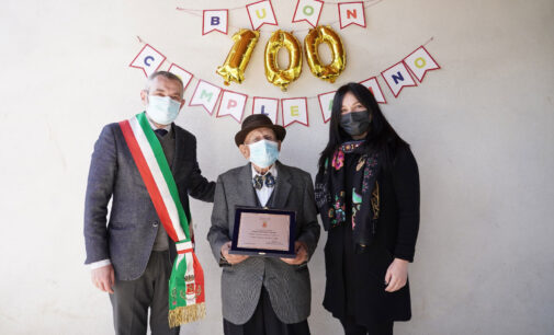 I 100 anni di Pasquale Domenico Anzuini: festa a Giulianello