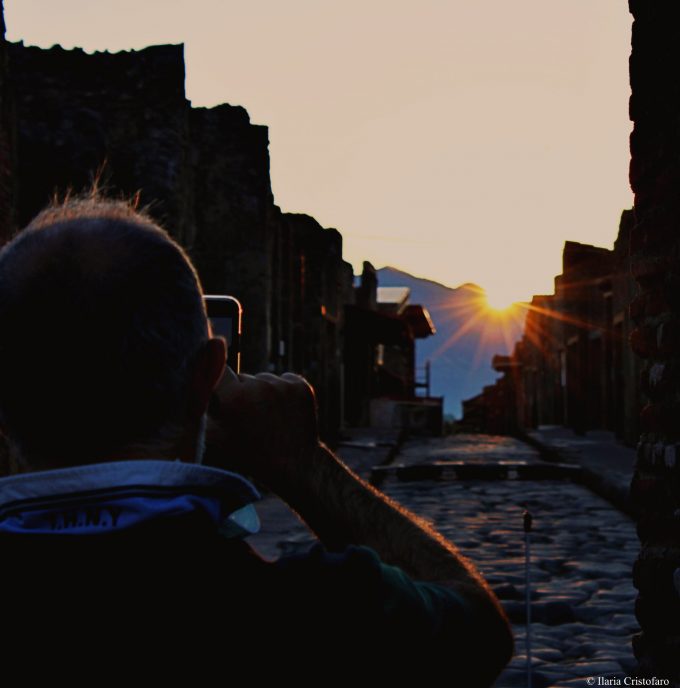 A Pompei per osservare il sorgere del sole