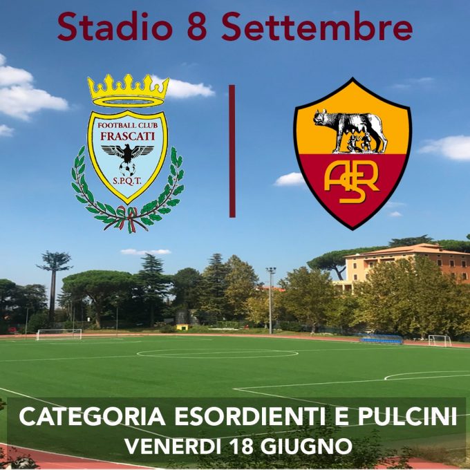 Football Club Frascati, finale di stagione col botto: venerdì tris di amichevoli con la Roma allo stadio “Otto Settembre”