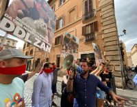 DDL Zan, blitz di CasaPound al Senato