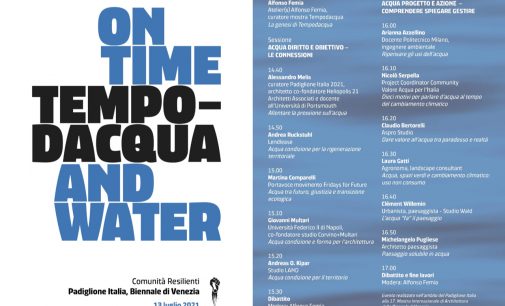 TEMPODACQUA Padiglione Italia ‘Comunità resilienti’ | Atelier(s) Alfonso Femia alla Biennale Architettura 2021 di Venezia