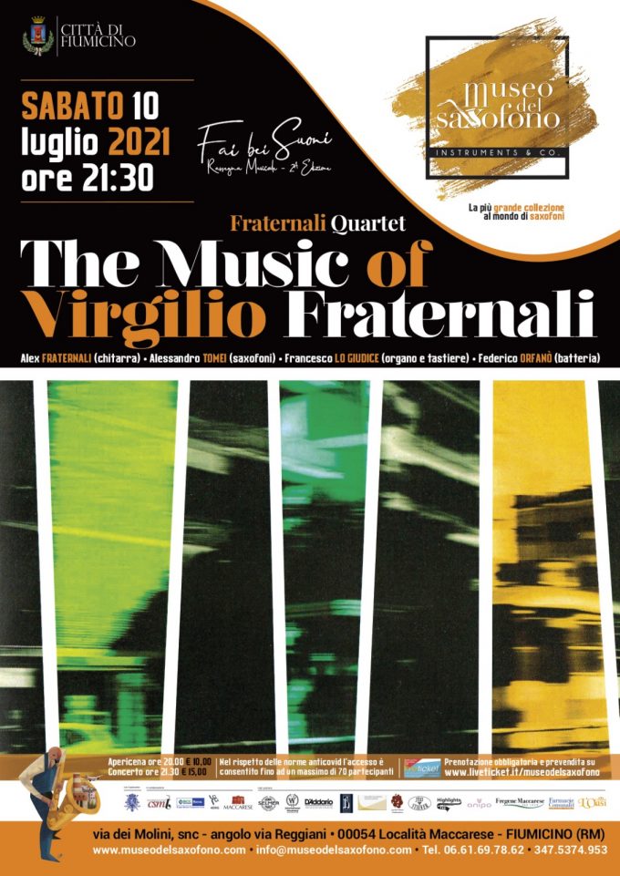 Museo del Sax: THE MUSIC OF VIRGILIO FRATERNALI + R3O SaxContest winner concert