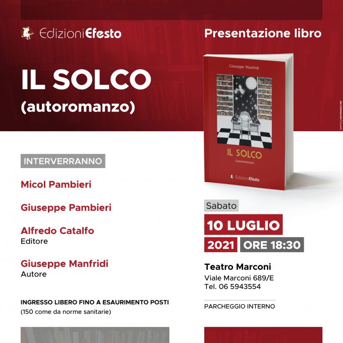 Al Teatro Marconi “Il Solco”, ‘autoromanzo’ di Giuseppe Manfridi