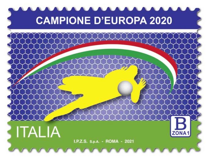 Emissione francobollo “Campioni d’Europa di calcio 2020”