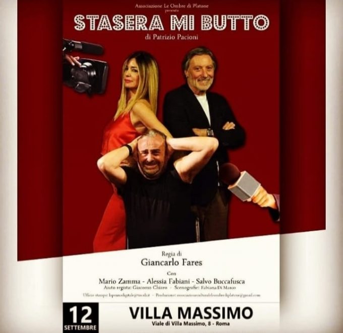 Anteprima nazionale al Teatro 7 a Villa Massimo per lo spettacolo “Stasera mi butto!”