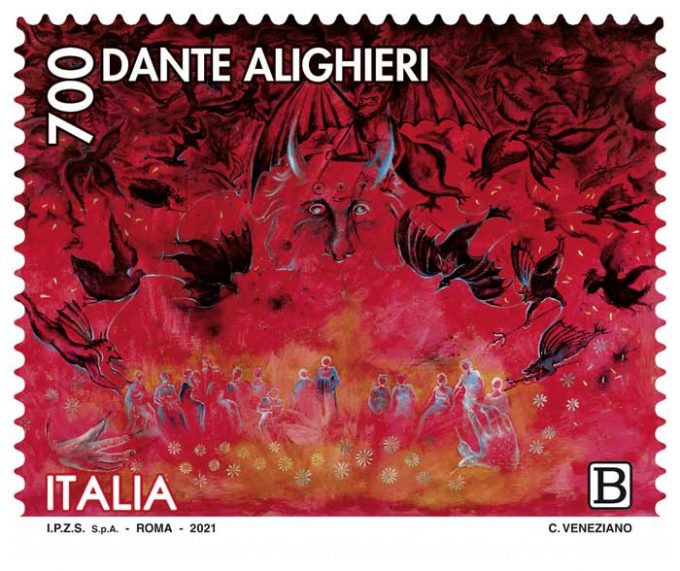 Emissione francobolli Dante Alighieri