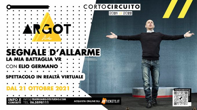 Teatro Argot Studio – SEGNALE D’ALLARME | LA MIA BATTAGLIA VR