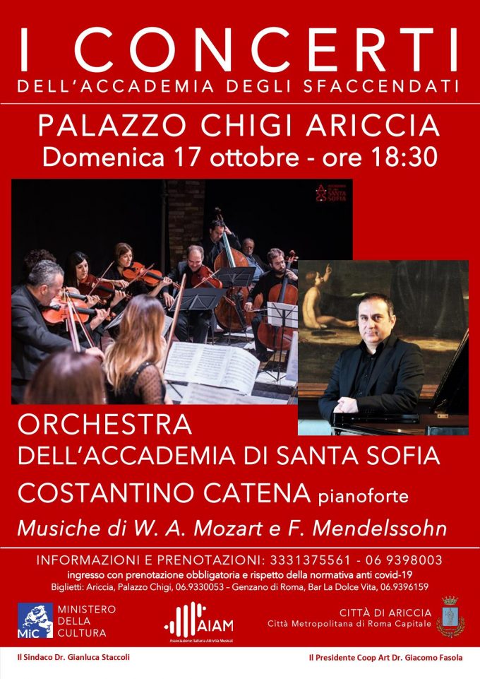 Pianoforte e Orchestra al Palazzo Chigi di Ariccia