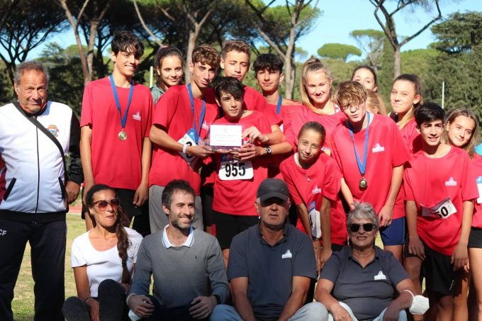 Atletica Frascati, dieci atleti nella rappresentativa Roma Sud che ha vinto il titolo regionale Ragazzi