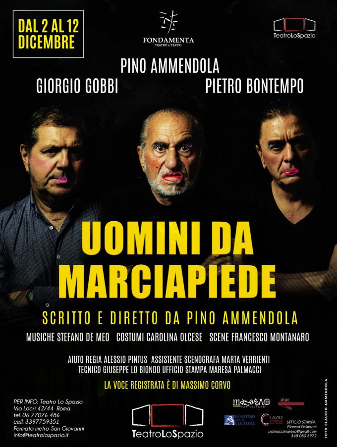 Teatro Lo Spazio- Roma – UOMINI DA MARCIAPIEDE