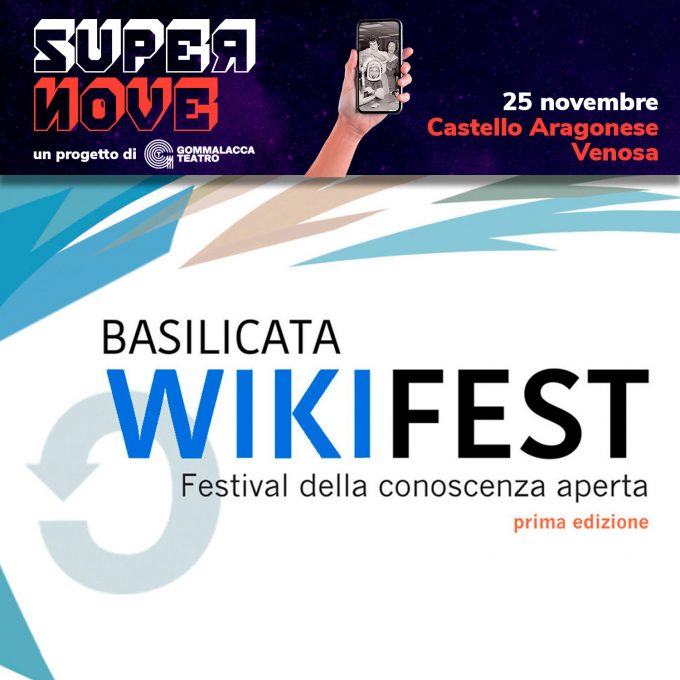 “Supernove” di Gommalacca Teatro alla prima edizione di Basilicata Wiki Fest