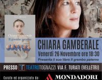 Chiara Gamberale al Teatro Tognazzi presenta “Il grembo paterno”