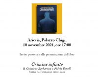 Il 10 novembre a Palazzo Chigi “Crimine infinito” di Barbarossa e Benelli