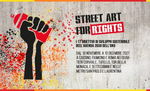 Street Art for Rights – Al via a Settecamini e Corviale, Cassino e Fiumicino