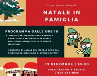 Cultura e Musica il 19 dicembre a Marino con il “Il Natale in famiglia” 