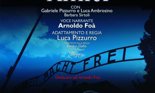    Luca Pizzurro e la compagnia del Torrino celebrano la giornata della memoria con lo spettacolo “Amici”