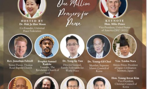 Leader religiosi mondiali riuniti per pregare per la pace tra le due Coree e nel mondo