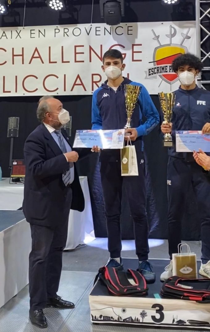 Frascati Scherma: Raimondi terzo in Coppa del Mondo Under 20, Franzoni vince a squadre