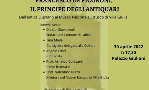 Dall’antica Lugnano al Museo Etrusco di Villa Giulia: un convegno per celebrare la figura di Ficoroni