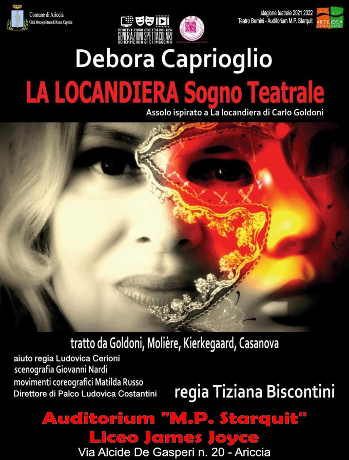 “La locandiera” con Debora Caprioglio al Teatro Comunale Gian Lorenzo Bernini