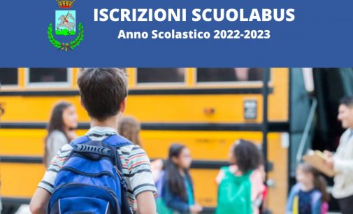 MARINO – ISCRIZIONE SCUOLABUS Anno scolastico 2022 – 2023