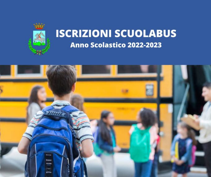 MARINO – ISCRIZIONE SCUOLABUS Anno scolastico 2022 – 2023