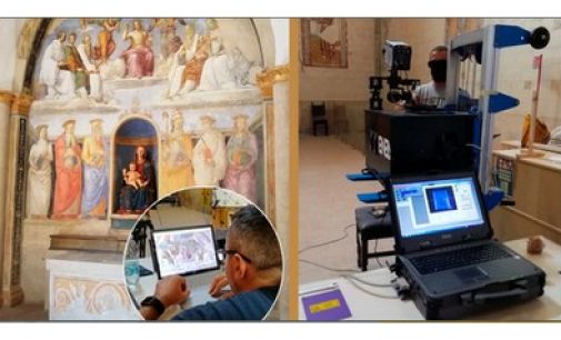 Beni culturali: tecnologie laser per monitorare affreschi in Umbria