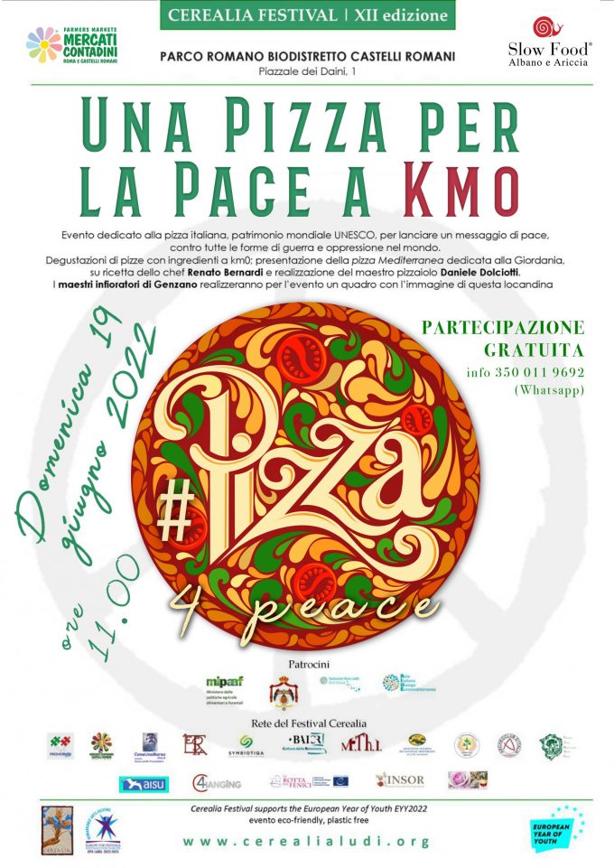 “UNA pizza per la pace a km0”