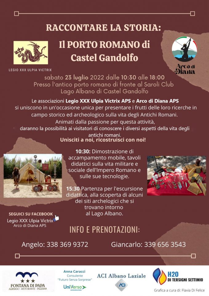 “Raccontare la Storia: Il Porto romano di Castel Gandolfo”