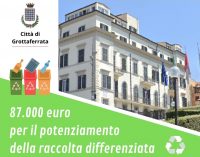 Raccolta differenziata – 87.000 euro al Comune di Grottaferrata