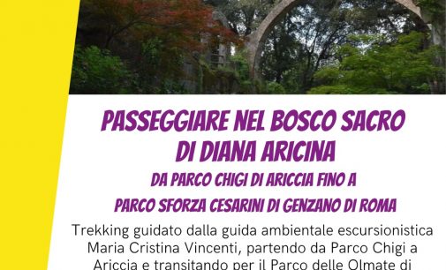 Il 17 luglio “Passeggiare nel Bosco Sacro di Diana Aricina”