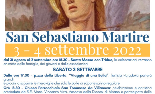 Castel Gandolfo – 3 e 4 settembre festeggiamenti San Sebastiano