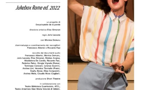 Al teatro Artemisio ”Encyclopédie de la parole”, JUKE BOX ROME ed. 2022 SHORT THEATRE