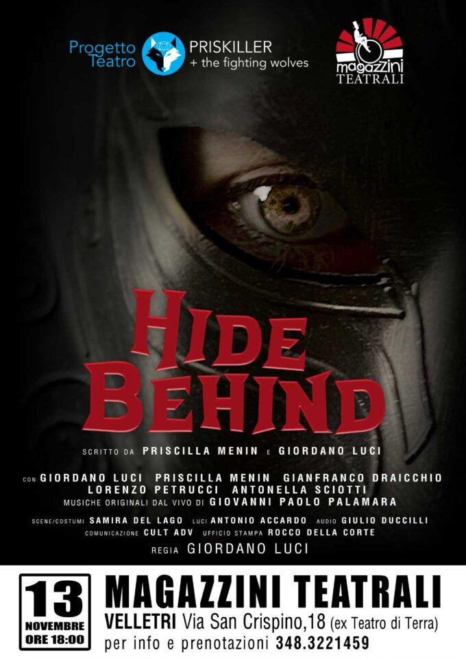 “Hide Behind”: ai Magazzini Teatrali di Velletri uno spettacolo distopico ispirato a Montale
