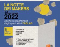 Il 16 dicembre La notte dei makers  nelle sedi FabLab Lazio di Lazio Innova